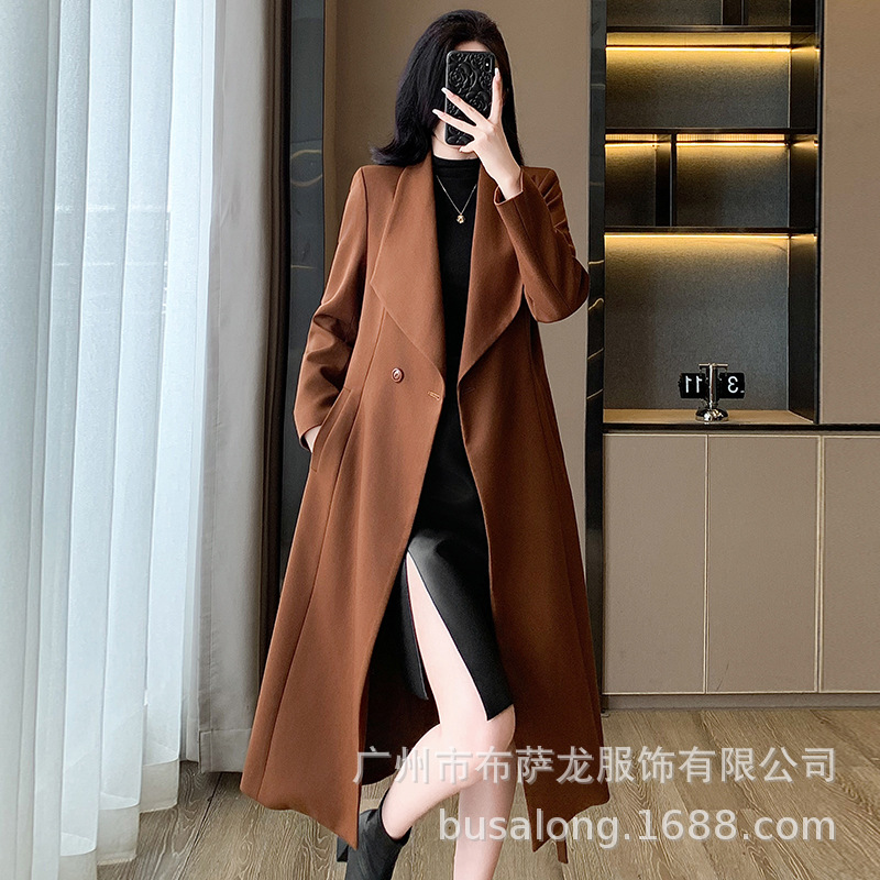 Trench Coat Formal - 2025New autumn and winter women's trench