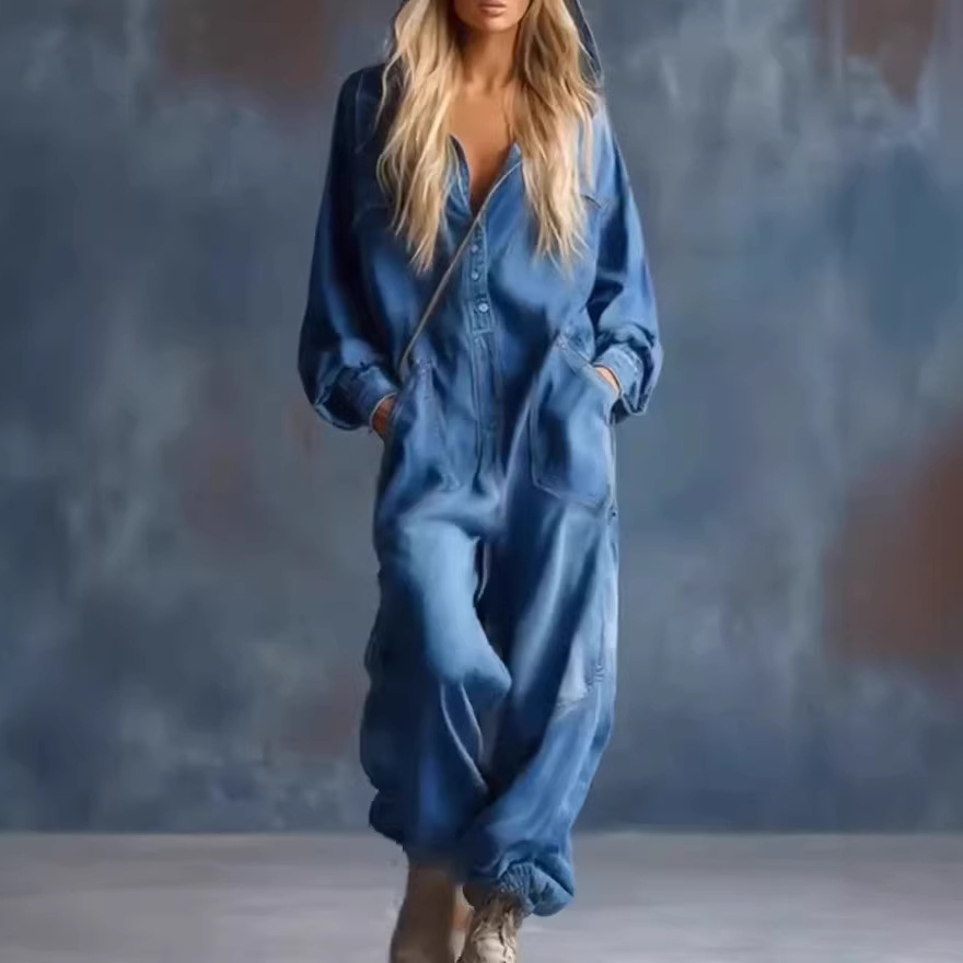 Women'S Formal Wear Jumpsuit - Jumpsuits Women One Piece Full Sleeve