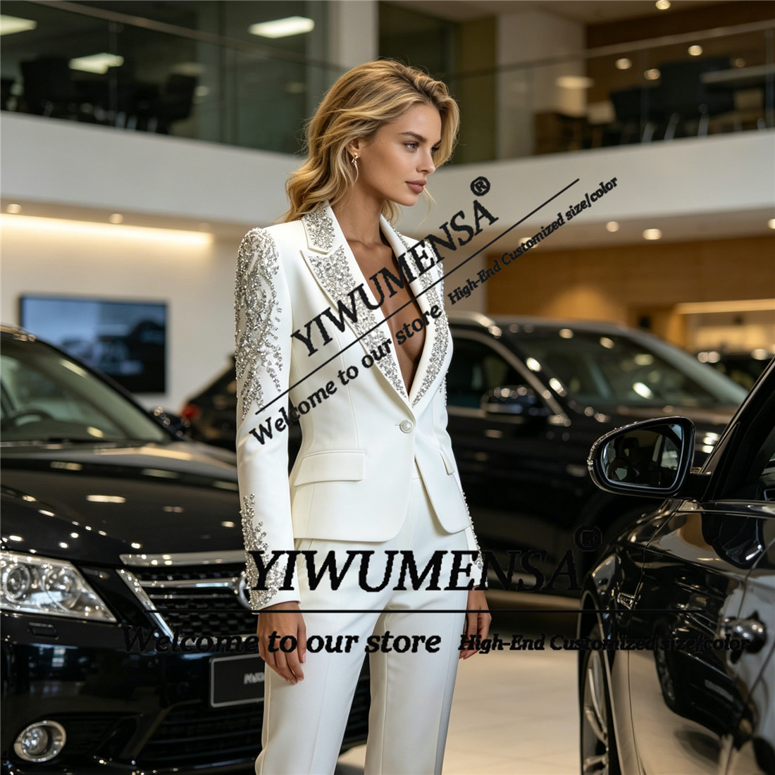 Luxury Women Suits 2 Pieces Se - đánh giá và giá Women Formal Wear With Blazer