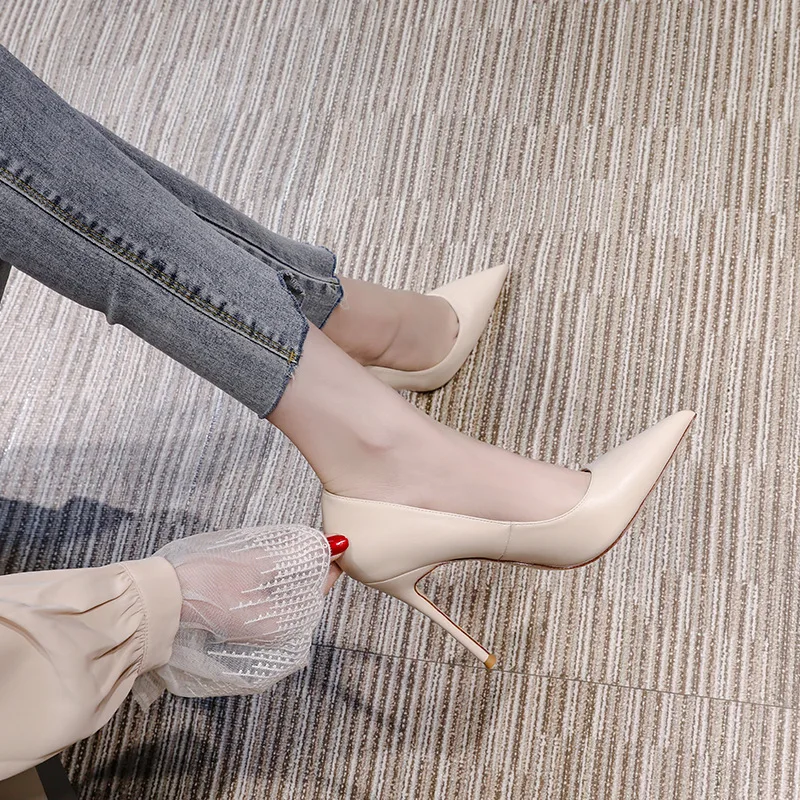 Women Nude Satin Pointed Toe S - đánh giá và giá Women Formal Office Wear Shoes