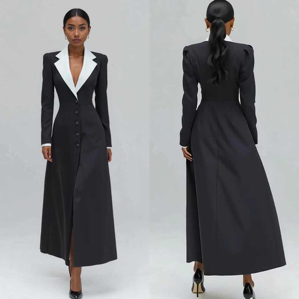 A Line Women Long Blazer Jacke - đánh giá và giá Women'S Formal Wear For A Wedding Guest