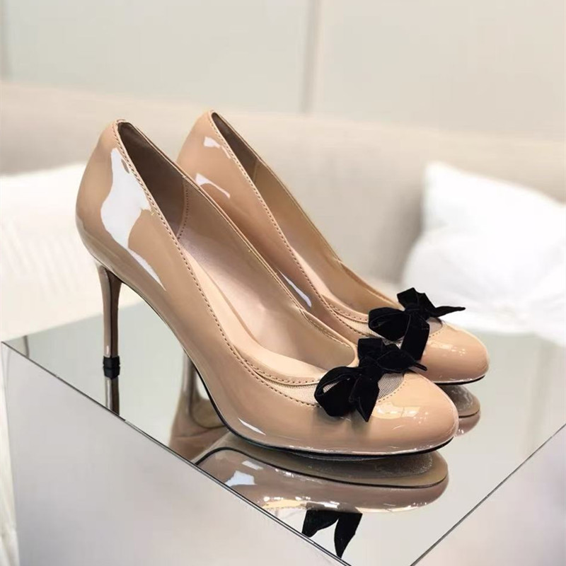 Fashion Patent Leather Bowknot - đánh giá và giá Women Formal Wear For Wedding