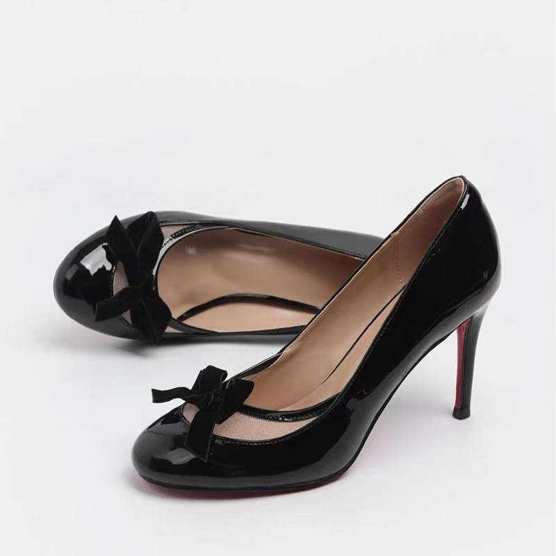 Fashion Patent Leather Bowknot - đánh giá và giá Women Formal Wear For Wedding