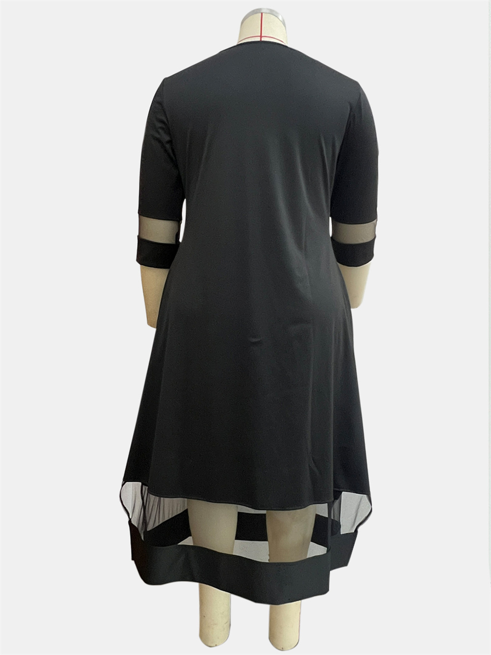 GIBSIE Plus Size Black Contras - đánh giá và giá Women Formal Office Wear Tops