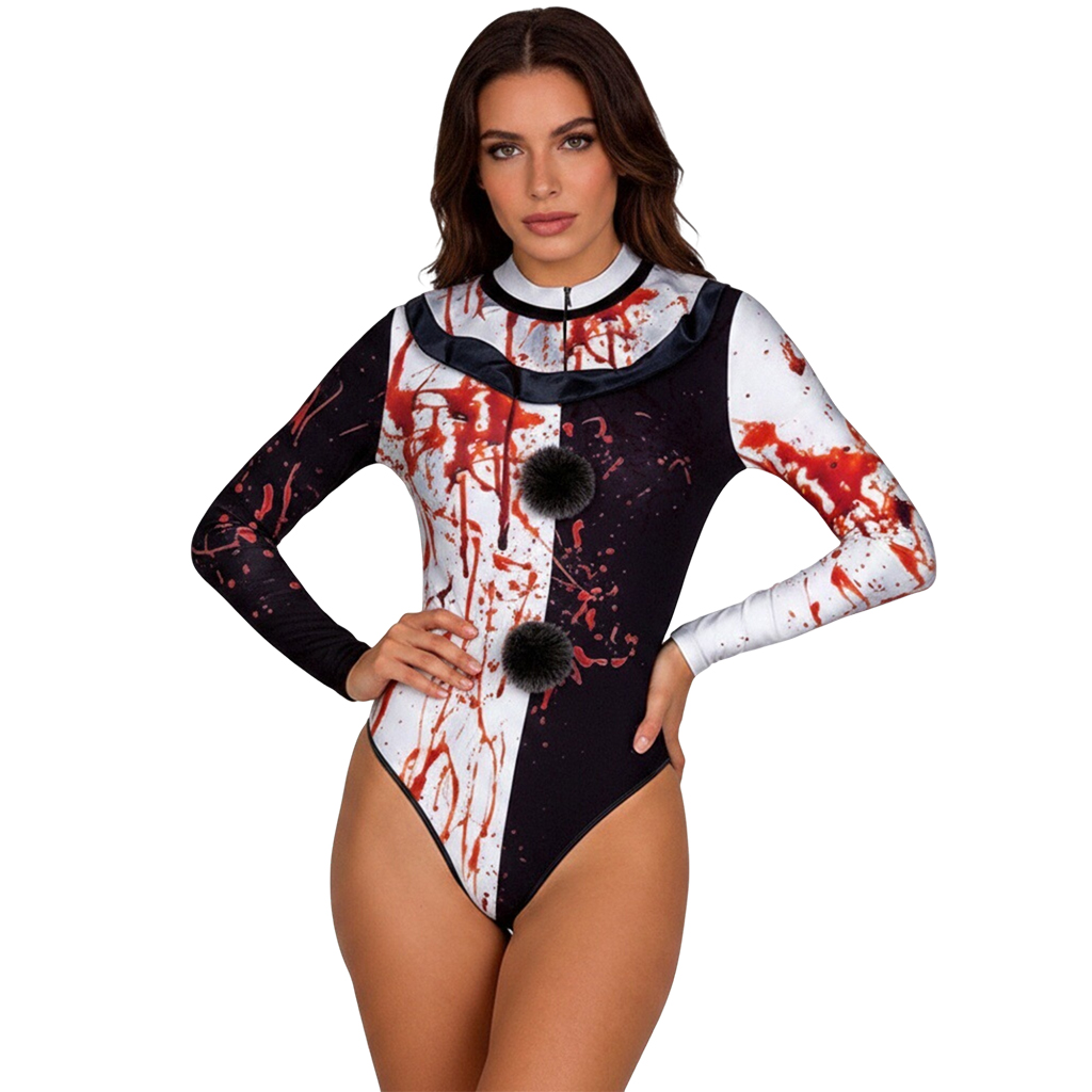 Horror Clown Costume Womens Bl - đánh giá và giá Women'S Formal Wear Jumpsuit