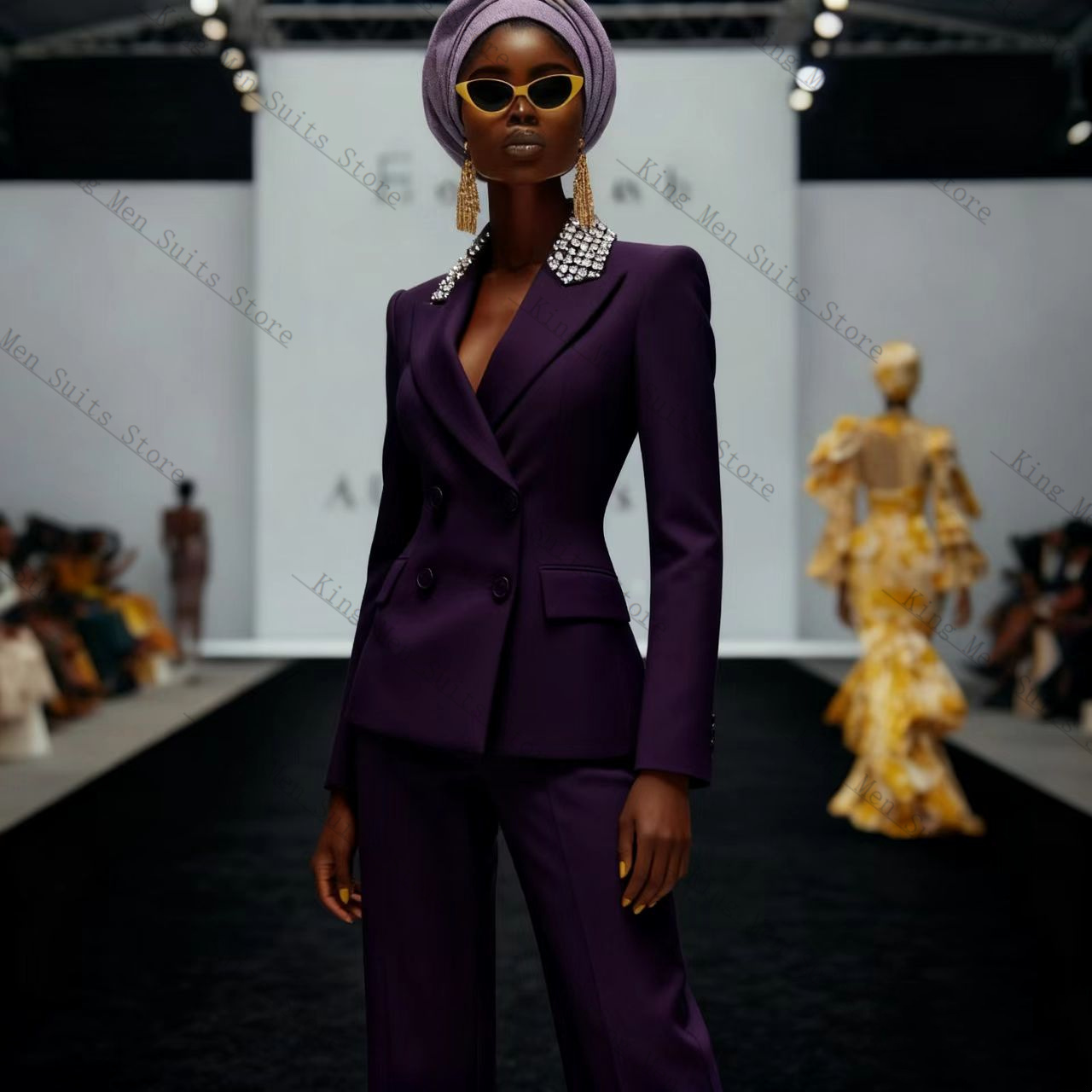Luxury Crystals Women Suit Set - đánh giá và giá Women'S Formal Wear For A Wedding Guest