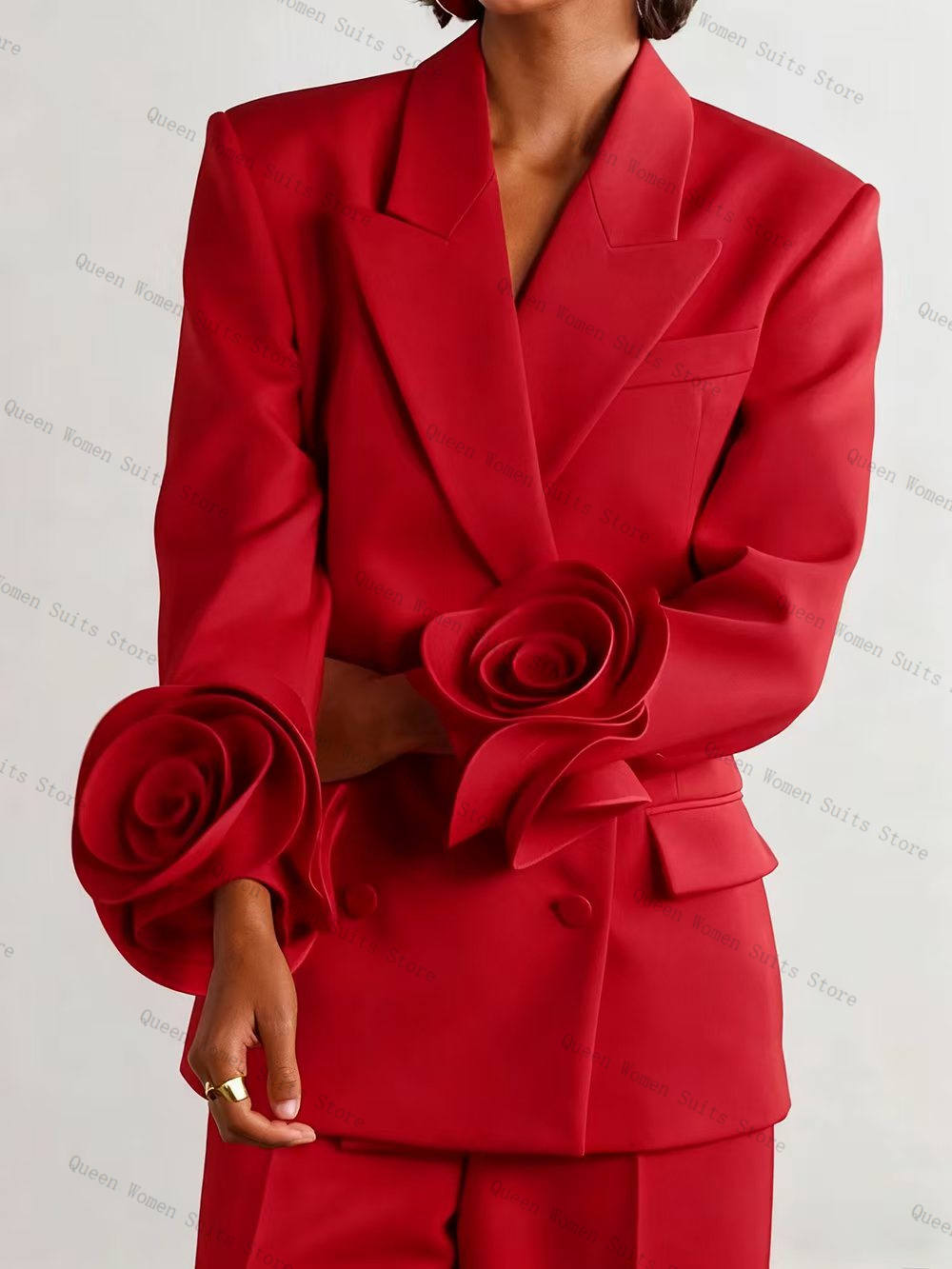 Luxury Red Women Suit Set 2 Pc - đánh giá và giá Women'S Formal Wear For A Wedding Guest