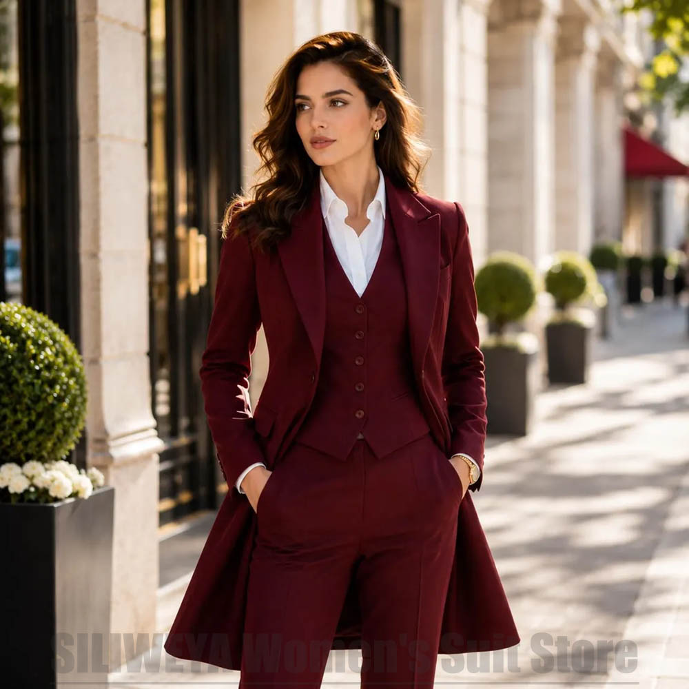 Fashion Women 3 Piece Suit Ele - đánh giá và giá Women Formal Wear With Blazer