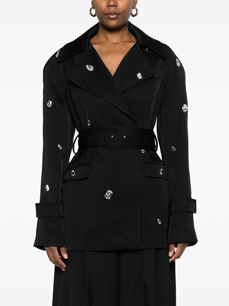 Black Double-Breasted Trench C - đánh giá và giá Trench Coat Formal