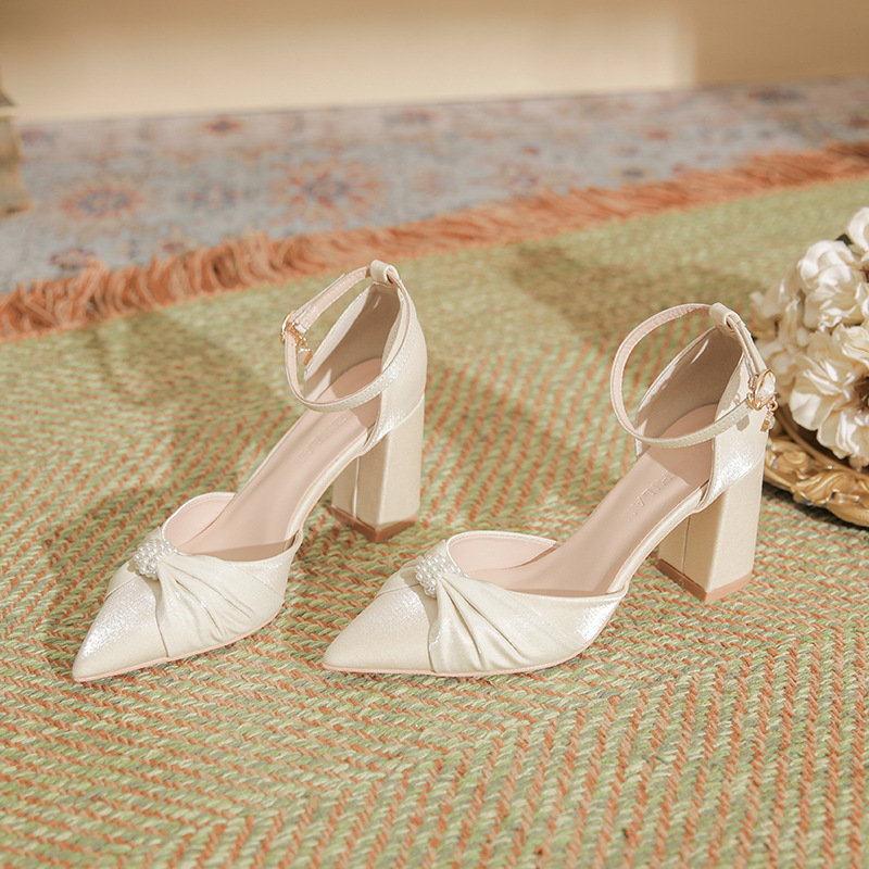 Size 30-44 Chunky Heel Pointed - đánh giá và giá Women Formal Wear For Wedding