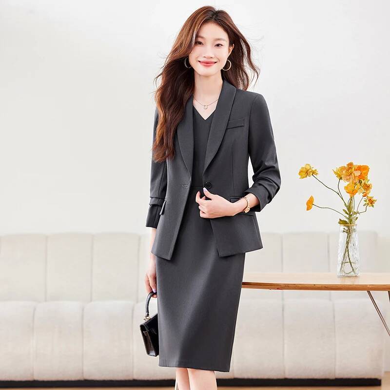 High Quality Fabric Women Busi - đánh giá và giá Women Formal Wear With Blazer