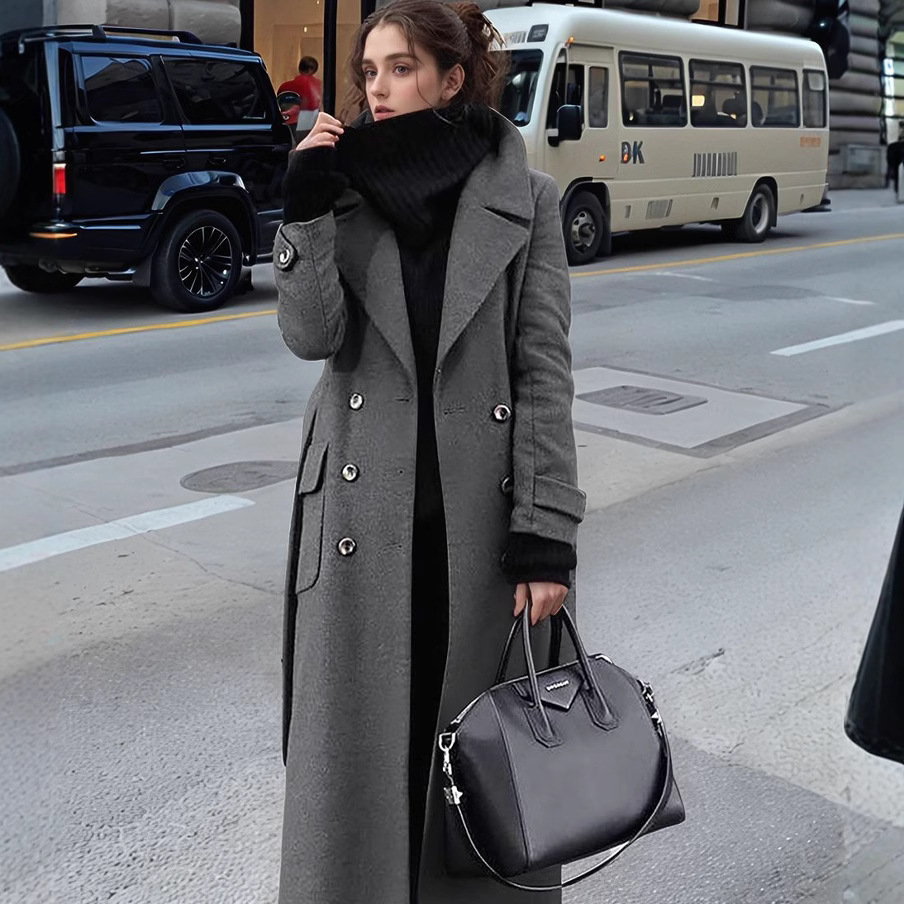 Autumn and Winter Temperament  - đánh giá và giá Trench Coat Formal
