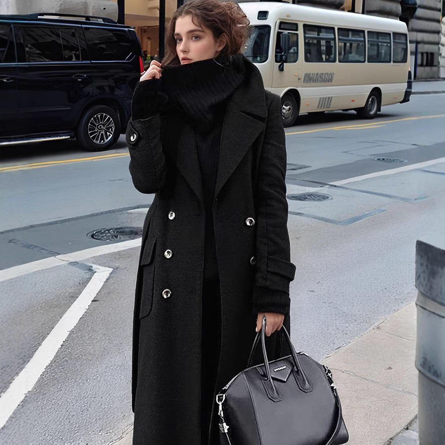 Autumn and Winter Temperament  - đánh giá và giá Trench Coat Formal