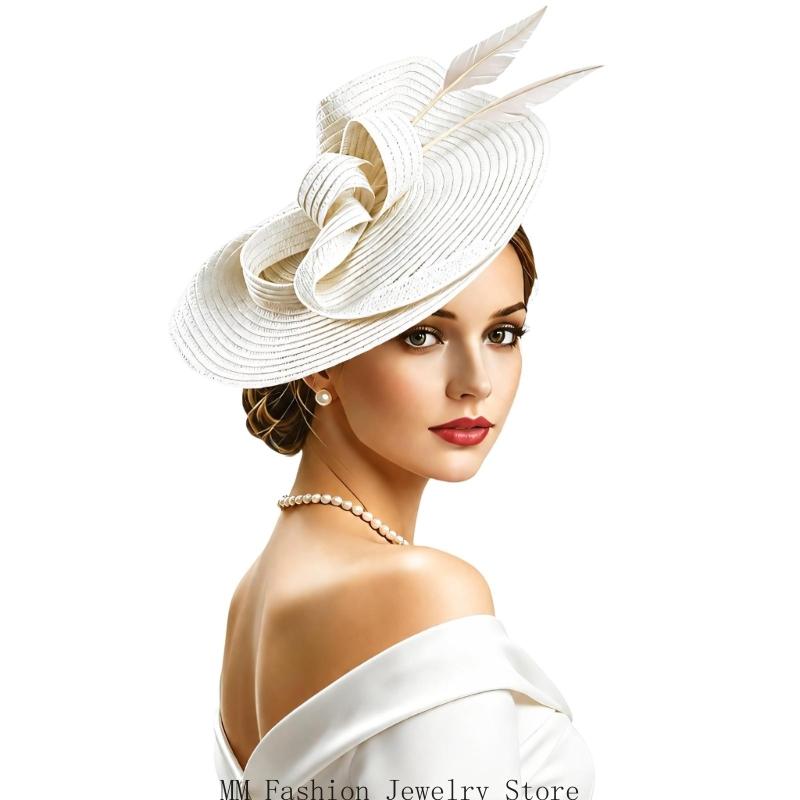 Mũ đội đầu kiểu mũ rơm dành ch - đánh giá và giá Women Formal Wear Look