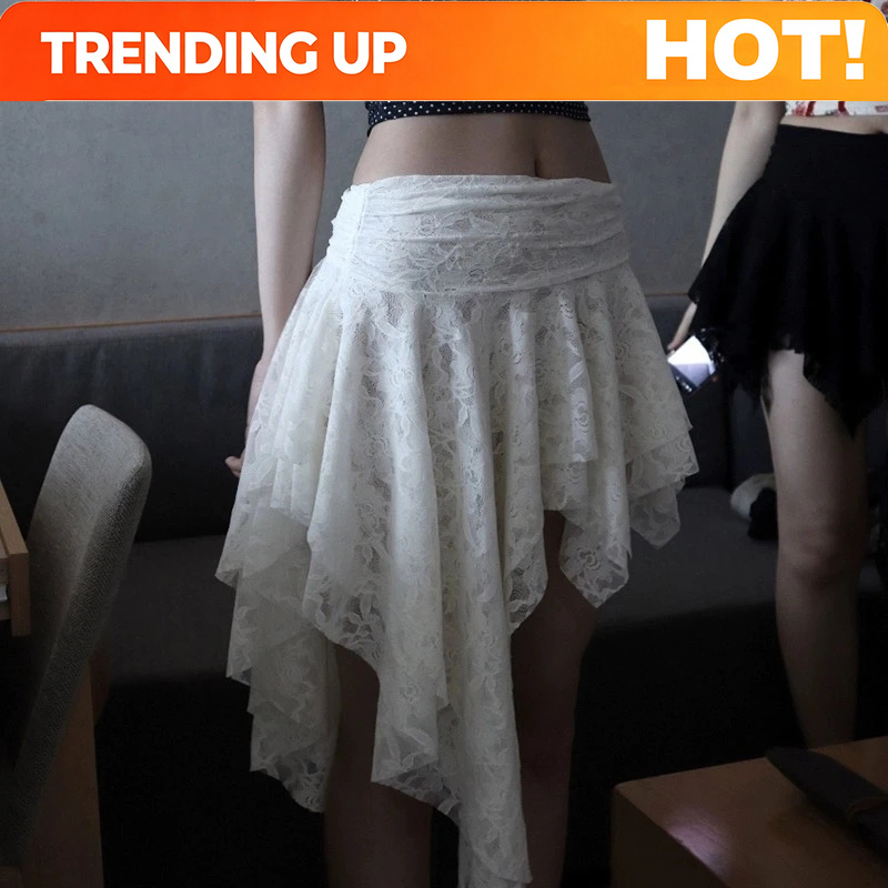 Rose Crochet Lace Asymmetric M - đánh giá và giá Women Formal Wear Look