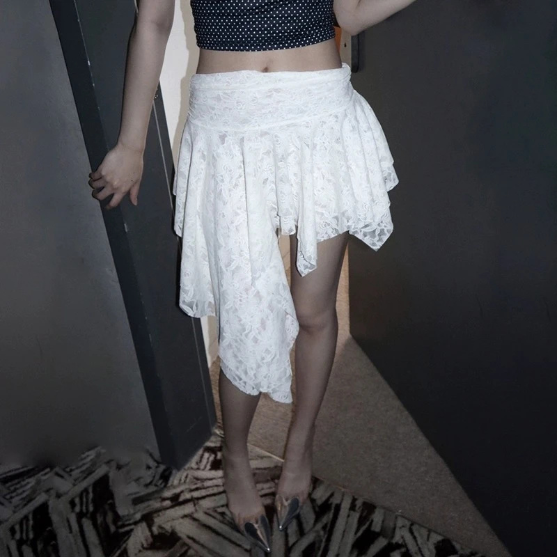 Rose Crochet Lace Asymmetric M - đánh giá và giá Women Formal Wear Look