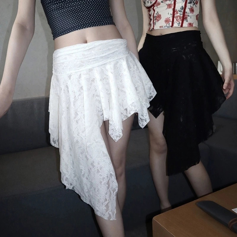 Rose Crochet Lace Asymmetric M - đánh giá và giá Women Formal Wear Look
