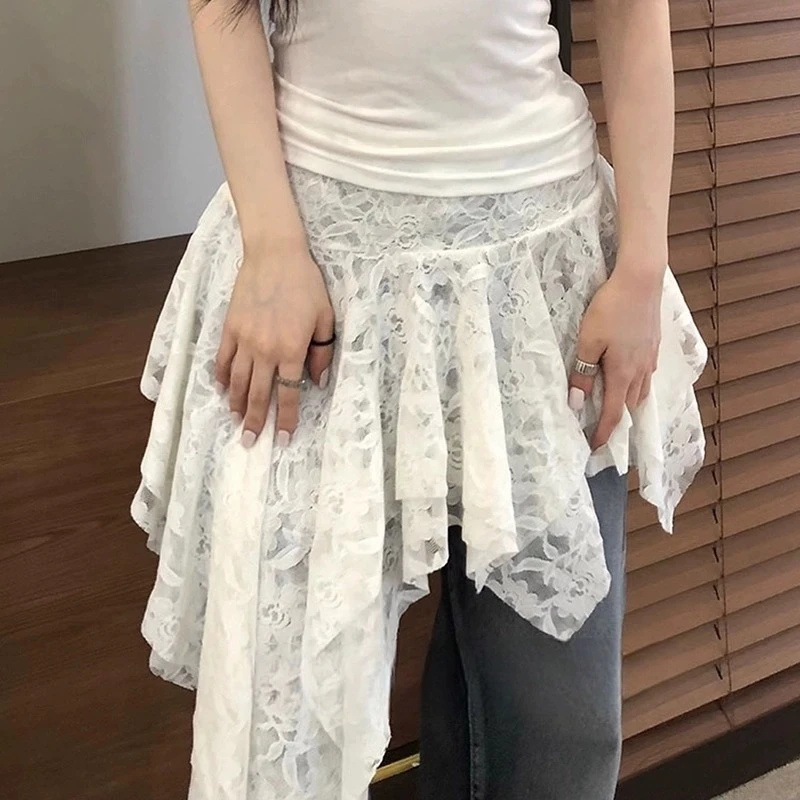 Rose Crochet Lace Asymmetric M - đánh giá và giá Women Formal Wear Look