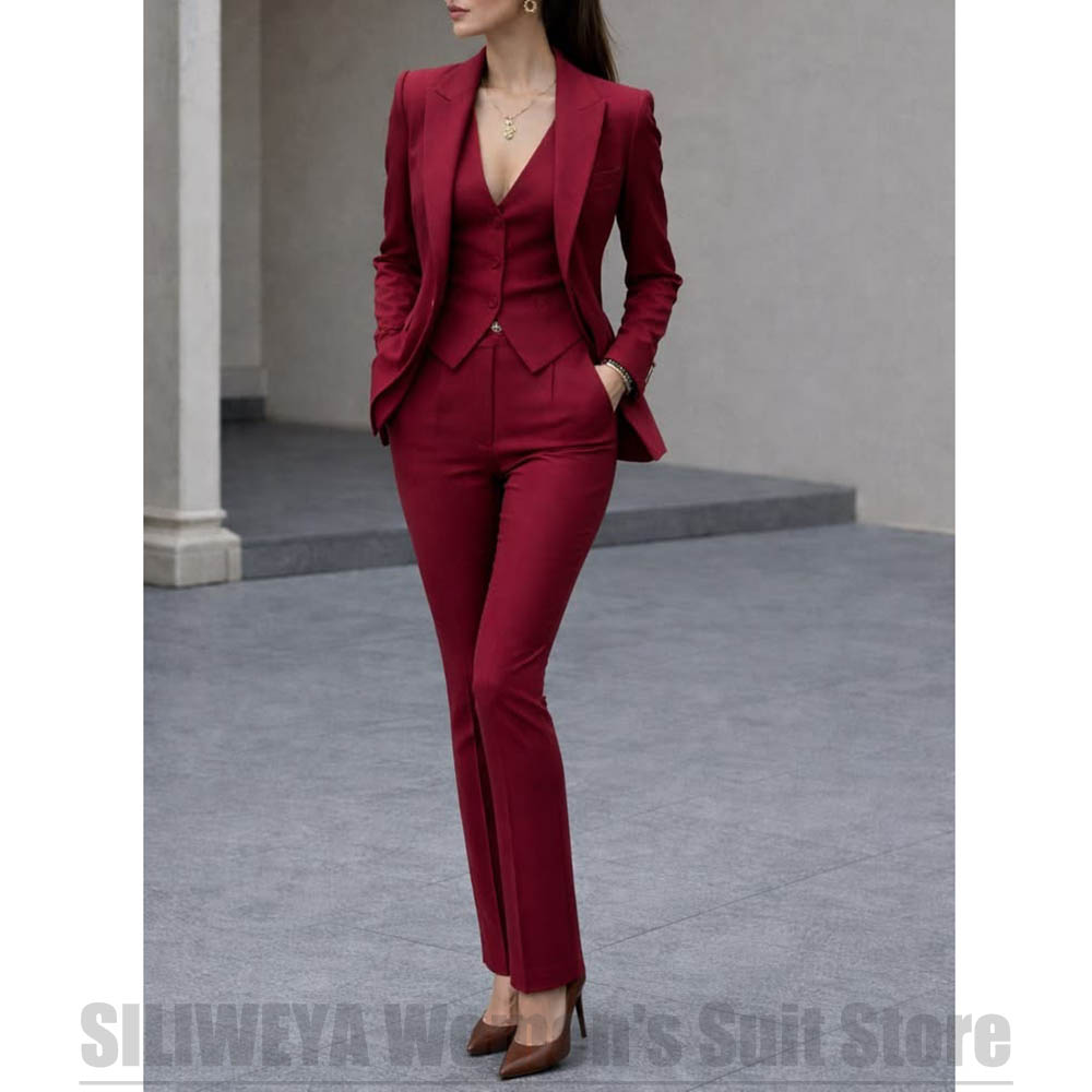 Women 3 Piece Suit Set Blazer  - đánh giá và giá Women Formal Wear With Blazer