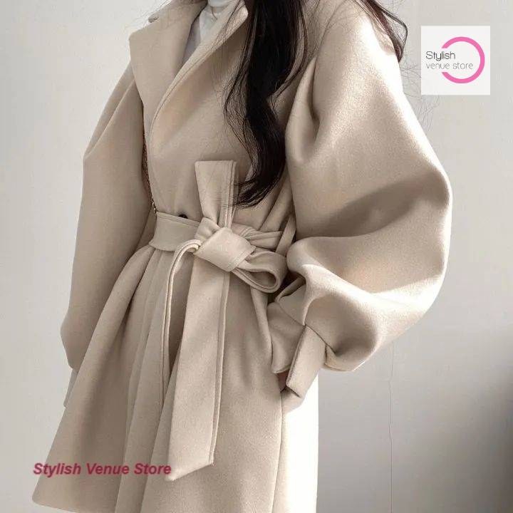 French Black High-Grade Woolen - đánh giá và giá Trench Coat Formal